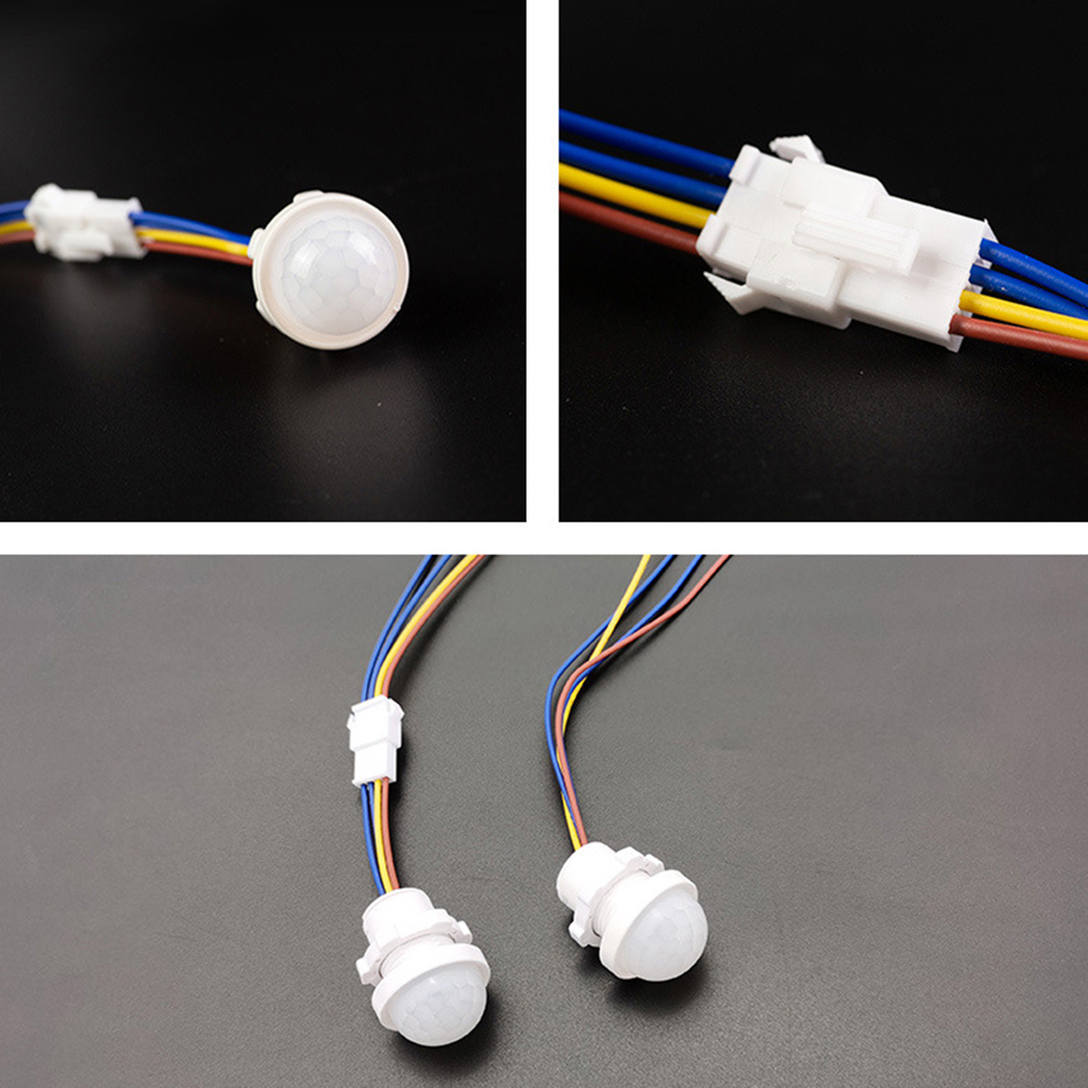 AC110-240V 自動センサーライトスイッチ LED PIR 赤外線モーションセンサー検出ミニ LED 敏感ナイトライト屋内屋外