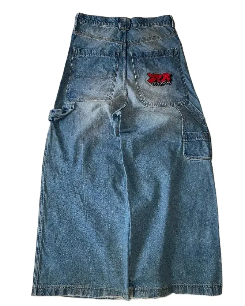 Y2K Baggy Jeans mężczyźni Harajuku 2000s vintage Haftowane wysokiej jakości dżinsy nowe Hip Hop streetwear mężczyźni kobiety Casual dżinsy z szerokimi nogawkami