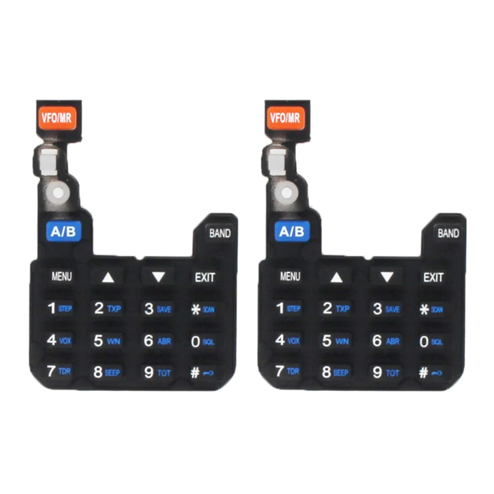 2pcs Digital Numeric Keypad Keyboard for Baofeng UV-5R UV-5RA UV-5RC UV-5RE Two Way Radio Keyboard Walkie Taklie Keypad Parts
