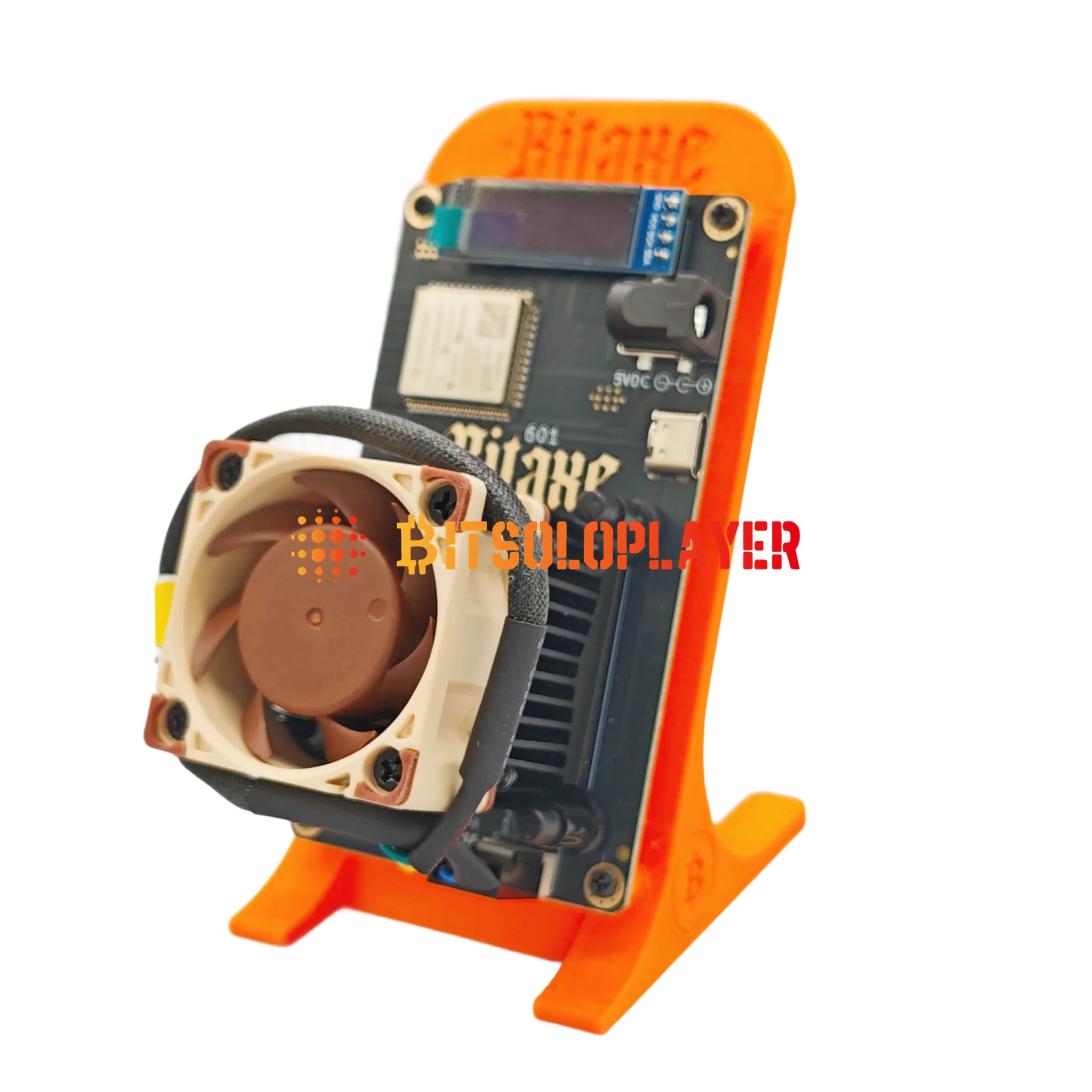 100% bezgłośny Bitaxe Gamma 601 1.2TH/s wyposażony w wentylator NF-A4X20 Sha256 Solo Mining Open Source Bitcoin ASIC Miner Crypto Miner