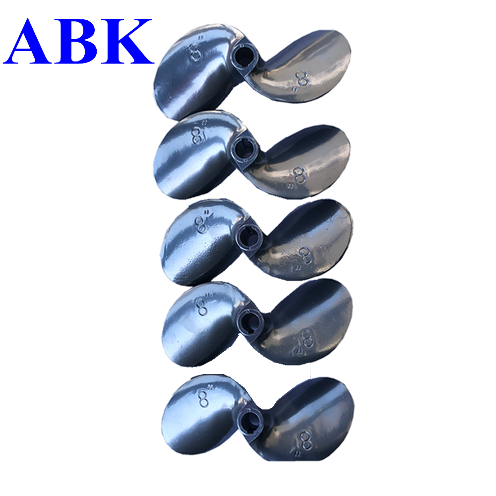 8-дюймовая лопасть пропеллера для водной поверхности, длинный вал пропеллера