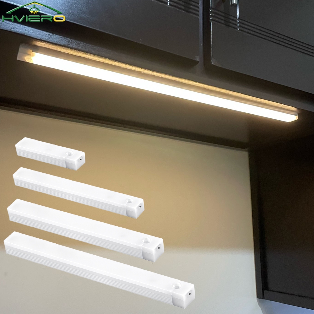 Clearance_Night Lights Motion Sensor Wireless LED Lamp USB Rechargeable Magnetic For Wardrobe Room Closet Kitchen Aisle Tube Det
