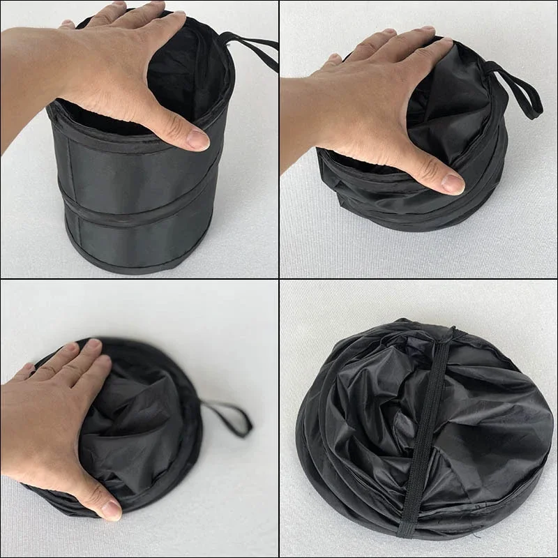 Auto Müll Tasche Auto Mülleimer Tragbare Müll Bin Faltbare Pop-up Wasserdichte Tasche Abfall Korb Auto Innen Zubehör