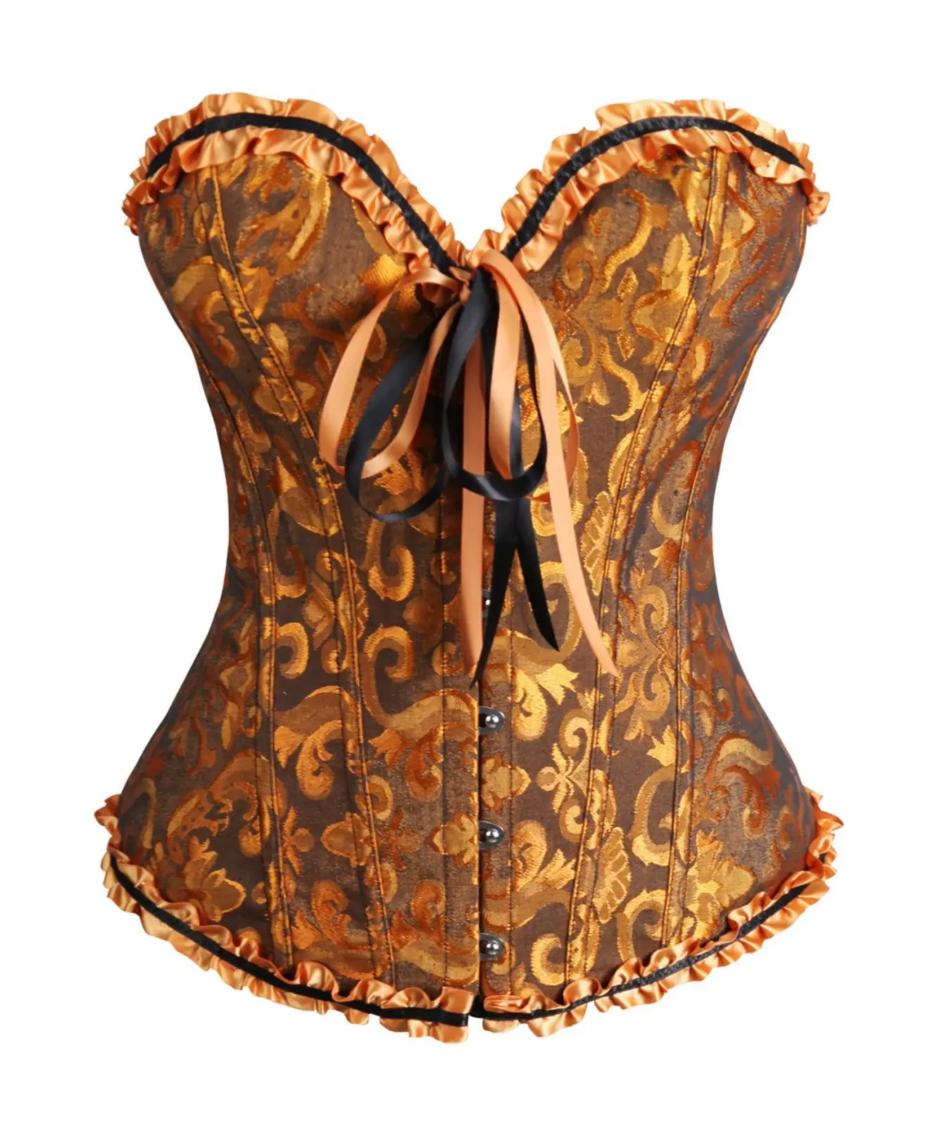 레이스 보우 6 버클 조절 가능한 레이스 업 뷔스티에 신부 드레스 Bottoming Shapewear 빈티지 궁전 코르셋 11 사용 가능한 색상