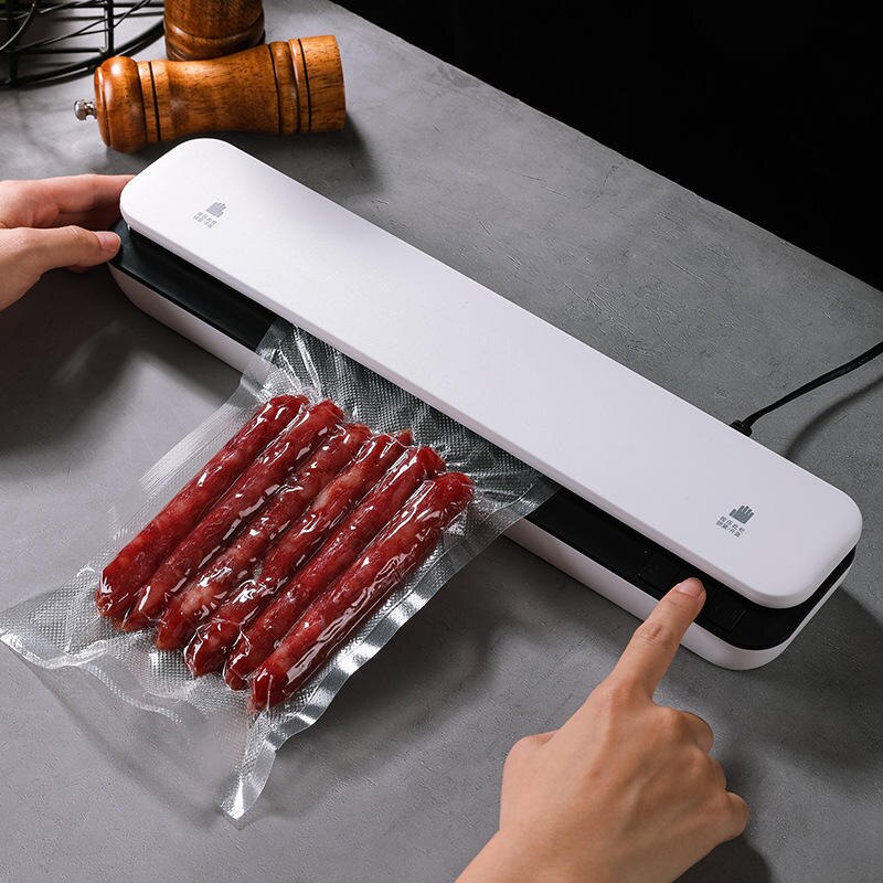 Máquina de selagem a vácuo com 30cm, Seco/úmido/oleoso/pó universal, Máquina de selagem para preservação de alimentos