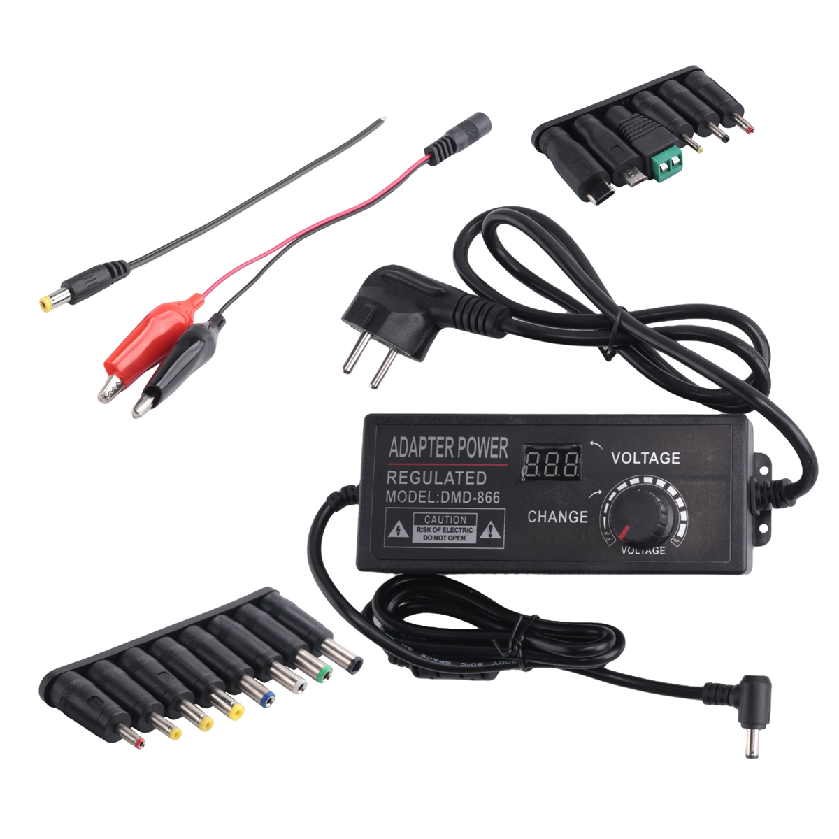Fonte de alimentação universal 3-36v 4a 144w, 3v 5v 6v 9v 12v 15v 18v 20v 24v 30v 36v, comutação variável ajustável ac/dc plugue ue