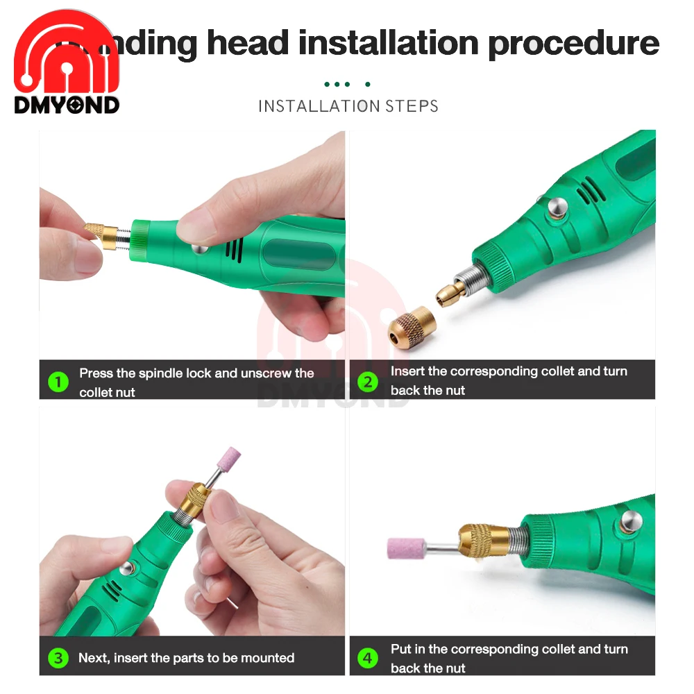 หยกแกะสลักไฟฟ้าเจาะเครื่องบด 13W 18000r USB Diy มินิไฟฟ้าชุดสว่านโรตารี่เครื่องบดเครื่องมือไร้สายขัด