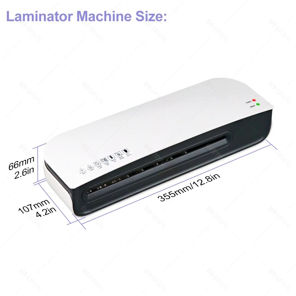 Laminator biurkowy SL289, format A4, laminowanie na gorąco i na zimno, system 2 rolki, maksymalna szerokość 9 cali dla formatów A4/A5/A6/4R/3R/2R