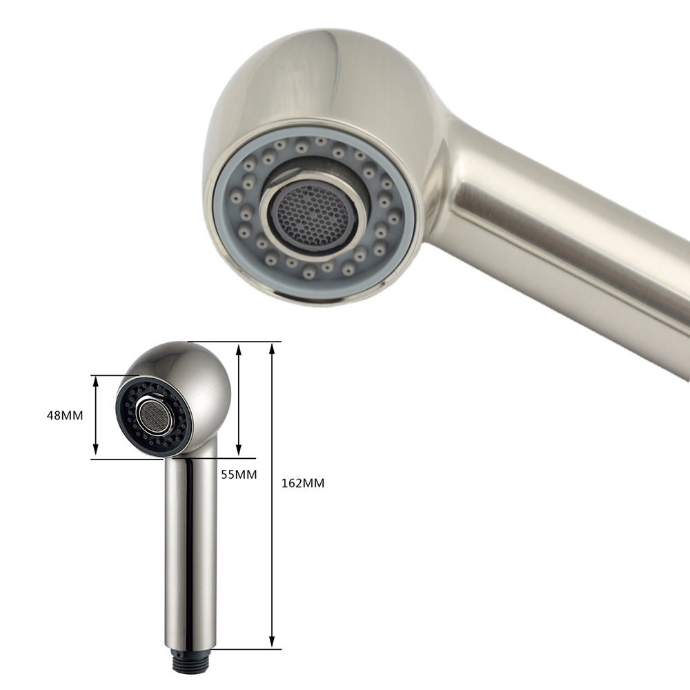 Küche Wasserhahn Spray Kopf Universal G1/2 Pull Out Spray Dusche Düse Badezimmer Waschbecken Mixer Ersatz Zubehör Auslauf