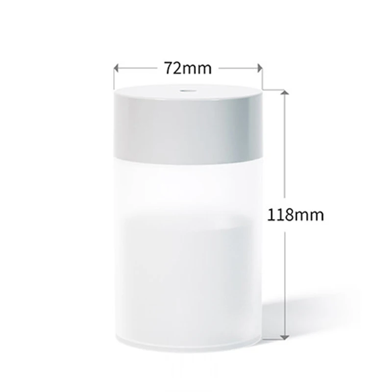 USB Âm Thanh Máy Tạo Độ Ẩm Không Khí 260ML Đèn LED Mini Máy Khuếch Tán Tinh Dầu Xe Máy Lọc Thơm Anion Phun Sương Tạo Với Lãng Mạn ánh Sáng