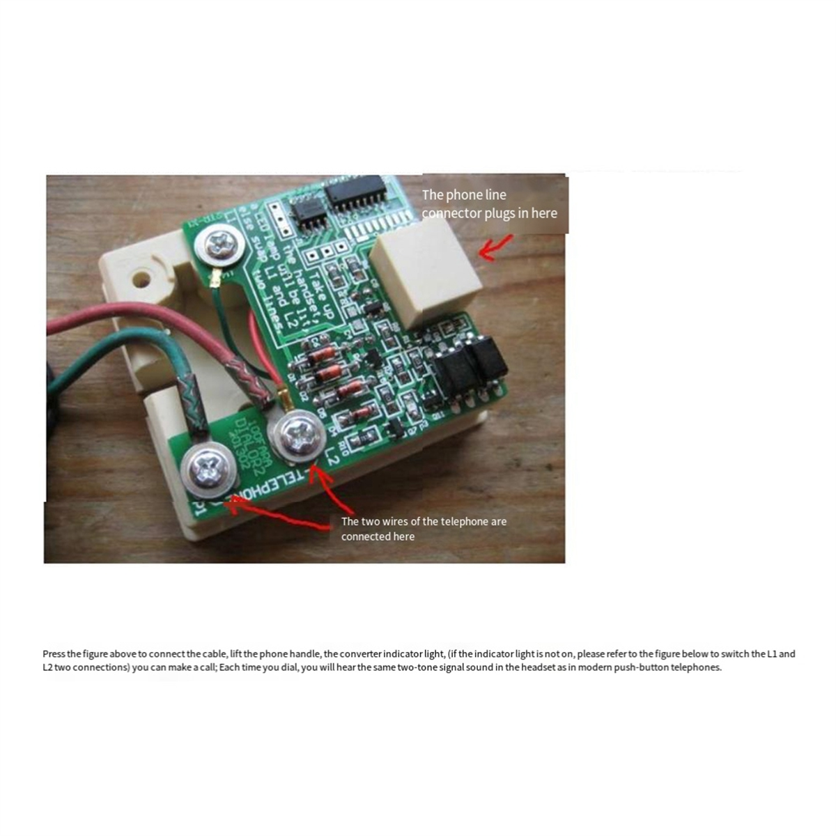 Conversor de pulso para tom duplo aa91, conversor dmf de som multifrequência para telefone antigo, sinal de pulso