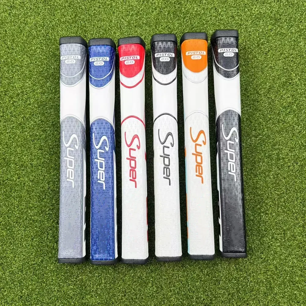 Empuñaduras de Putter de Golf Super GT 1,0/2,0, agarre de diseño único que mejora las maderas de goma resistentes al desgaste, agarre de Golf Universal de alta calidad