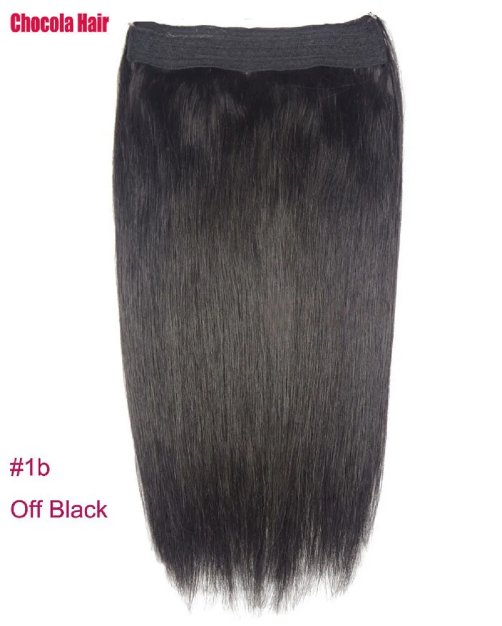 Chocola fio secreto sem clipe extensões de cabelo humano real halo fio escondido fio transparente ajustável