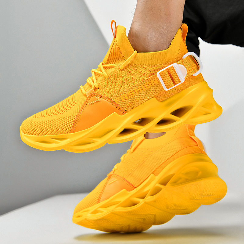 Gorąca wyprzedaż Moda Fioletowe Casualowe Trampki Kobiety Mężczyźni Blade Buty do biegania Duży rozmiar 48 Lekkie Oddychające Buty Sportowe Mężczyźni Mesh Sneaker
