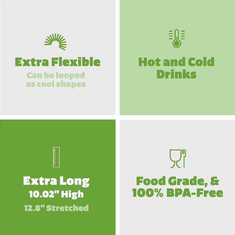 100-1000Pcs Trinkhalme Bunte & Schwarz rietjes Flexible Hochzeit Party Liefert Trinkhalme Küche Großhandel