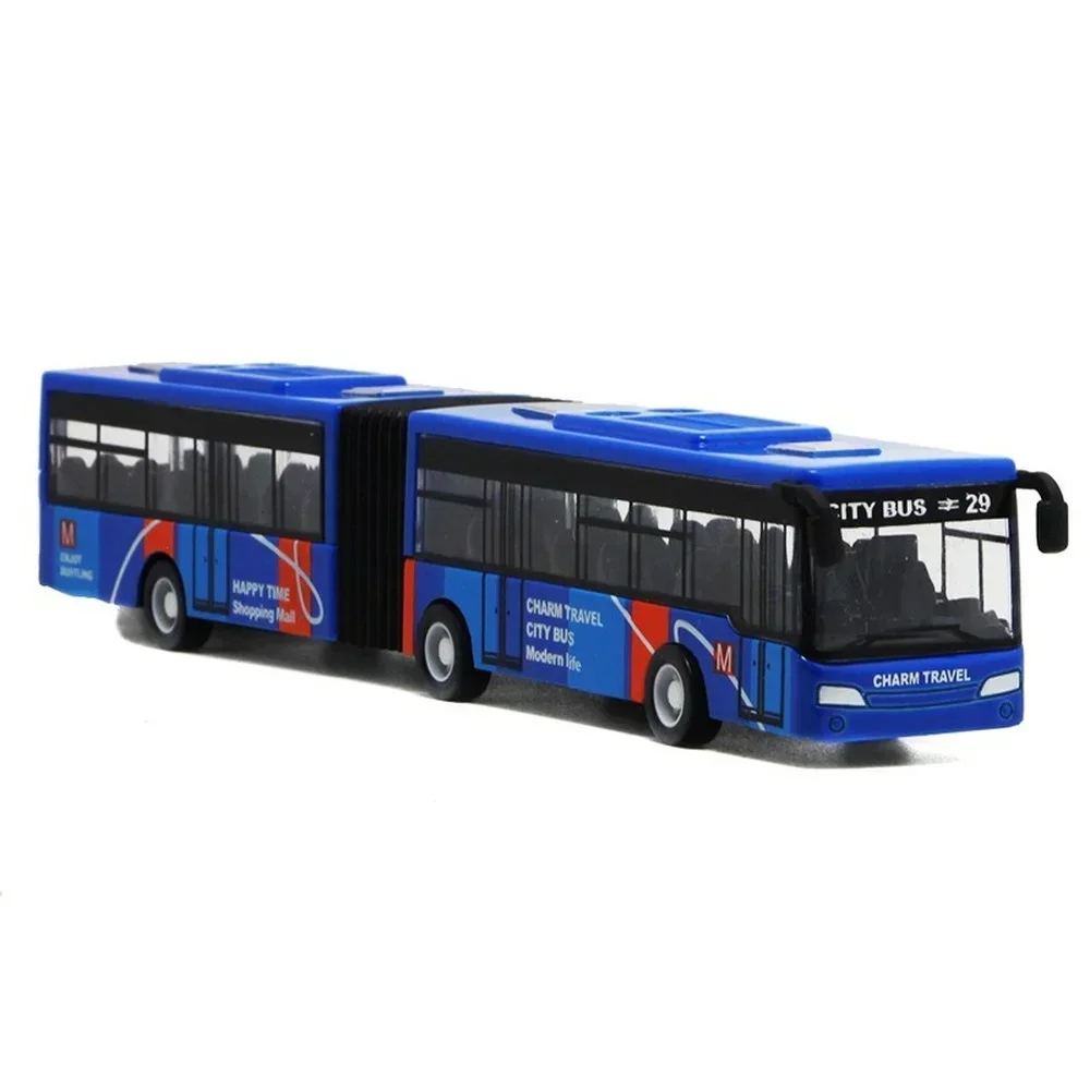 1:64 Legering Stadsbus Model Voertuigen Stad Express Bus Dubbele Bussen Diecast Voertuigen Speelgoed Grappig Trek Auto Kinderen Kids Geschenken