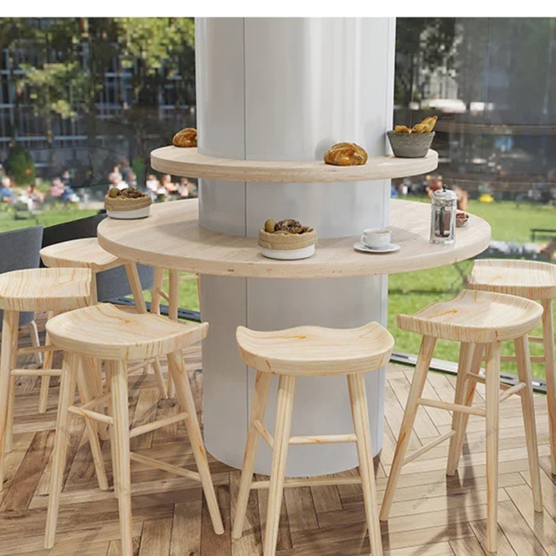 Cadeiras de bar estilo japonês, retrô, simples, designer, sala de estar, escritório, restaurante, relaxamento, móveis para casa, banqueta hbbc