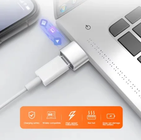 Adaptador USB a tipo C OTG, convertidor USB USB-C macho a Micro tipo c hembra para Macbook Samsung S20 USBC OTG, 2 uds.