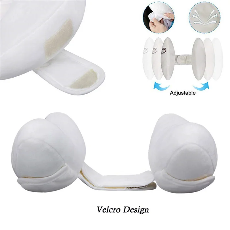 Travesseiro pescoço para carrinho de bebê, travesseiro protetor de cabeça, design banana, para dormir, com flor dos desenhos animados
