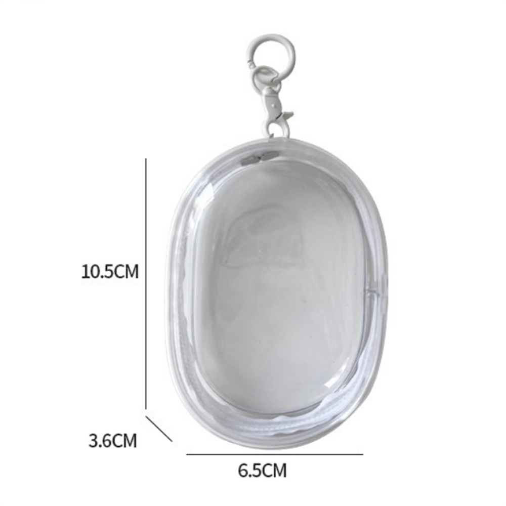 Jewelry Organizer Transparent Storage Box Pouch Mystery Box Keychain Bag Storage Case Thicken Wallet Cute Doll Bag Organization