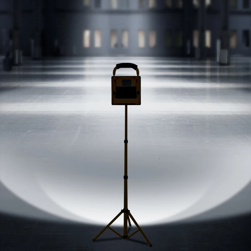 ポータブル充電式LEDワークライト,アウトドア,キャンプ,ハイキング,緊急,車の修理,ジョブサイトの照明