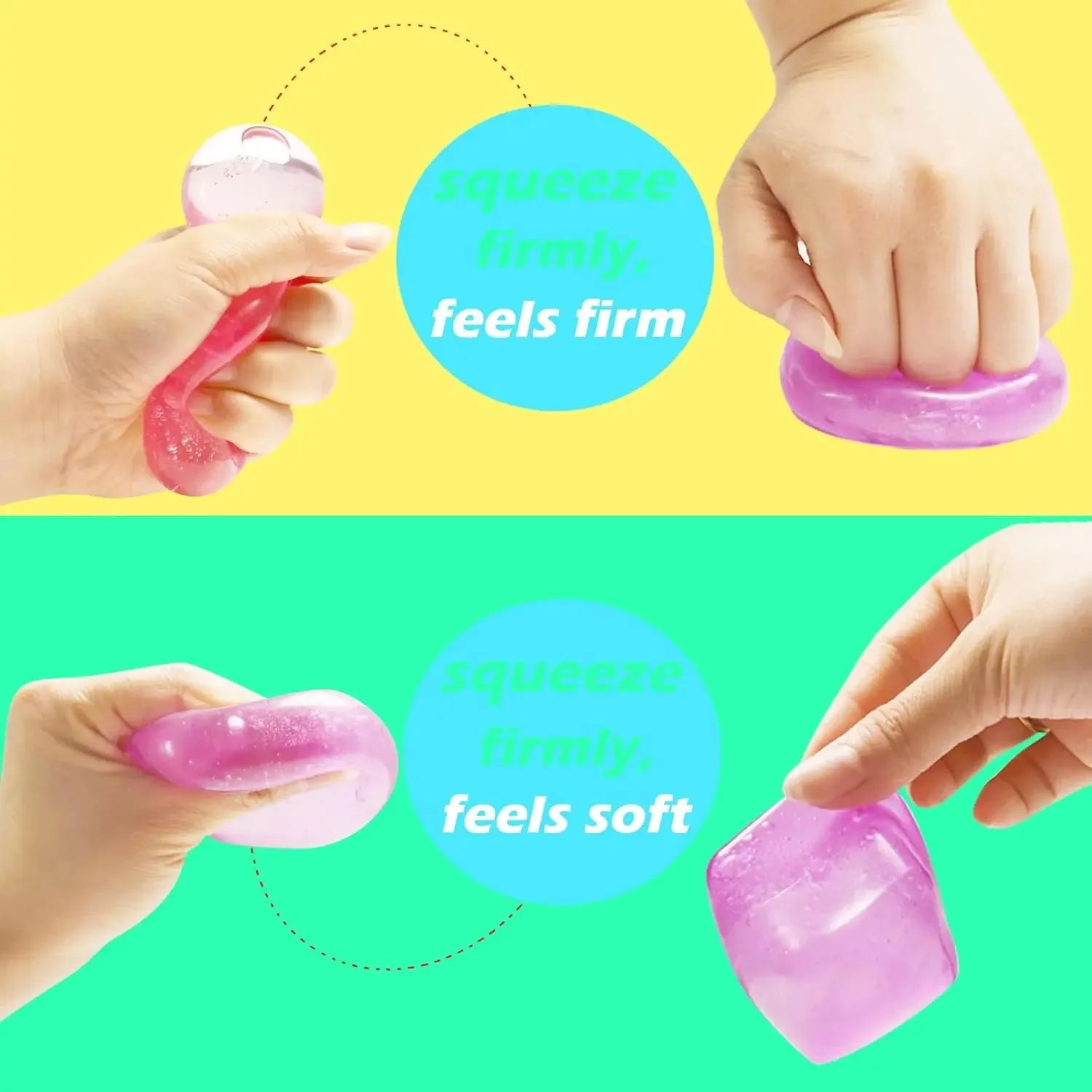เจลความหนาแน่นสูง ICE CUBE Square Decompression Vent ของเล่น Squishy ความเครียด Ball บีบของเล่นความเครียดบรรเทา Sensory ของเล่น