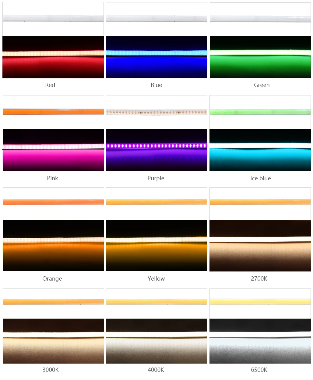 USB 5V COB LED Strip Lights 2.7mm Very Thin Multicolor 480LEDs 1m 2m For Computer Indoor Linear Tape Lights Flexible Convenient