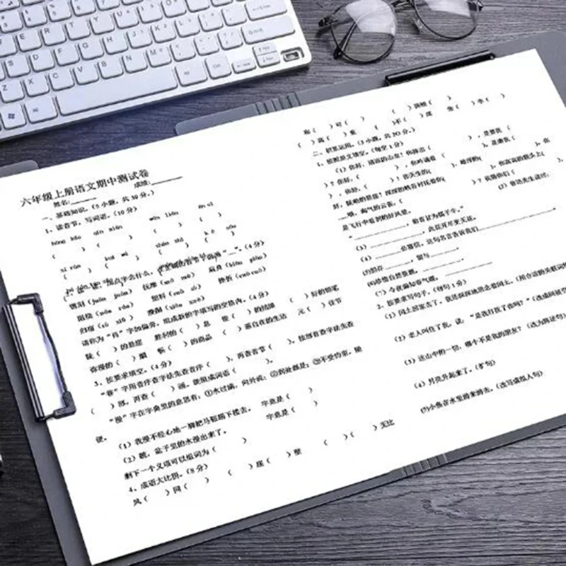 Cartella A4, Cartella per carta di prova, Borsa per archiviazione dati, Libretto per archiviazione file, Supporto per libro per archiviazione di libri dati per studenti