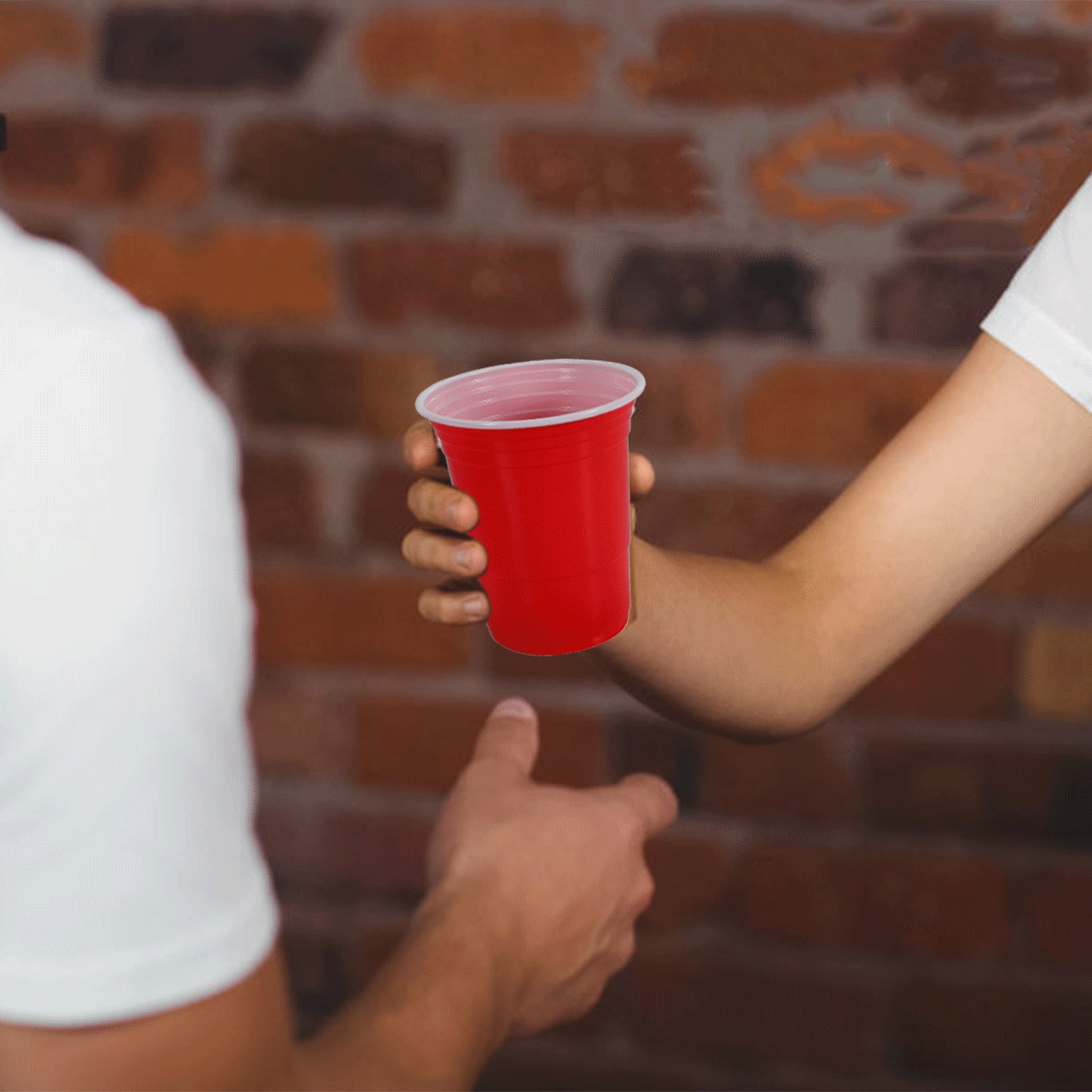 50Pcs/Set 450Ml Red Disposable Plastic Cup Cup Bar Restaurant Supplies for