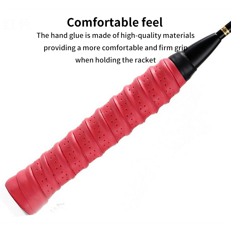 テニスやバドミントンラケット用の汗のない滑り止めグリップ、グリップを保護し、ゲームを改善します、1個