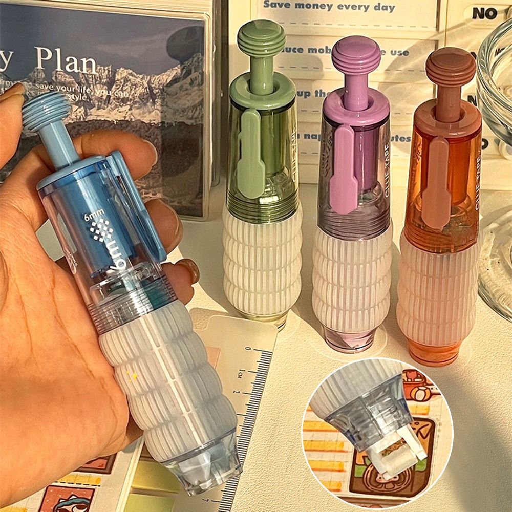 High Viscosity Dot Glue Pen Stationery Pen Shape Double Sided Adhesive DIY Press to move Quick Dry Dot Sticker