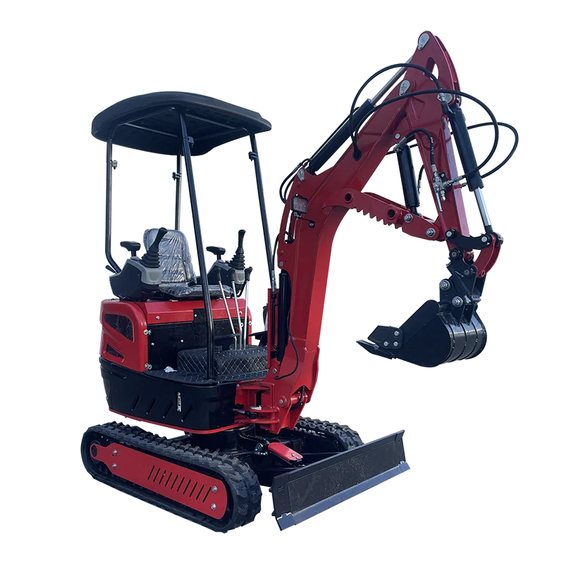 Customized 1.7 Ton Mini Digger Micro Crawler Bagger Excavator with High Quality Engine for Home Use