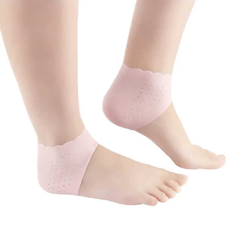 Gót Silicon Bảo Vệ Bảo Vệ Gót Thúc Đẩy Miếng Lót Cho Cứu Trợ Plantar Fasciitis Đau Gót Chân Giảm Áp Lực Lên Gót 1