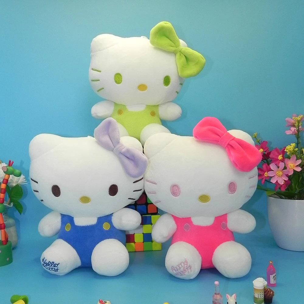 20cm Kawaii Sanrio Plush Doll Toys Cute Hello Kitty Room Decor Plushies Hello Kitty Stuffed Animal Toy Ragdoll Home Xmas Gifts