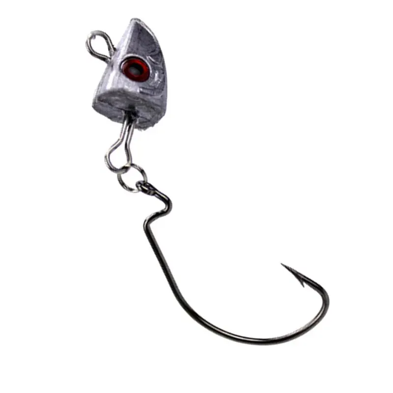 Burle T Cauda Soft Lure, Cabeça de gabarito, Isca de pesca com gancho farpado, 10cm, 15.5g, 13cm, 26g