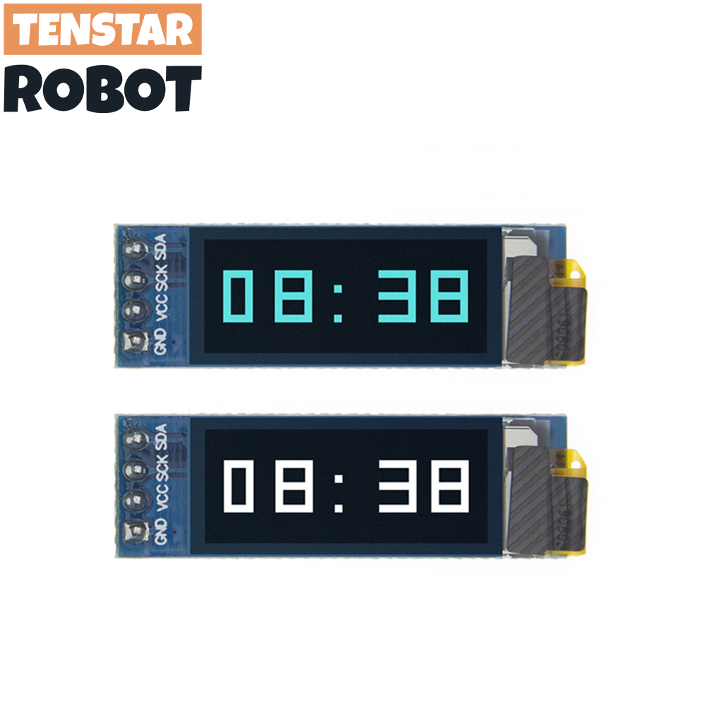 0.91 Inch OLED Module 0.91" White Blue 128X32 LCD LED Display 0.91" IIC Communicate
