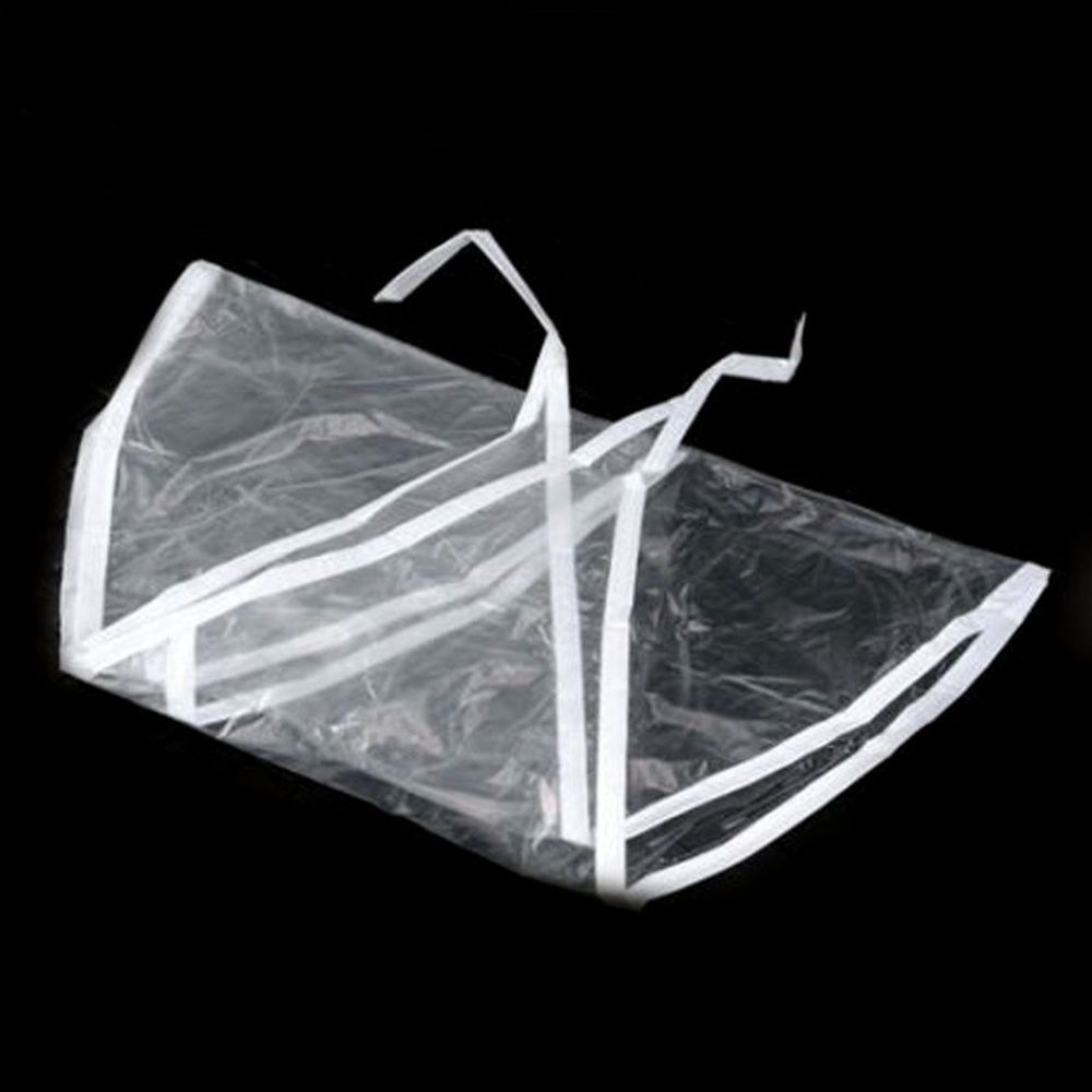 Reusable Rain Transparent Cap Hat Hood Bonnet Hair