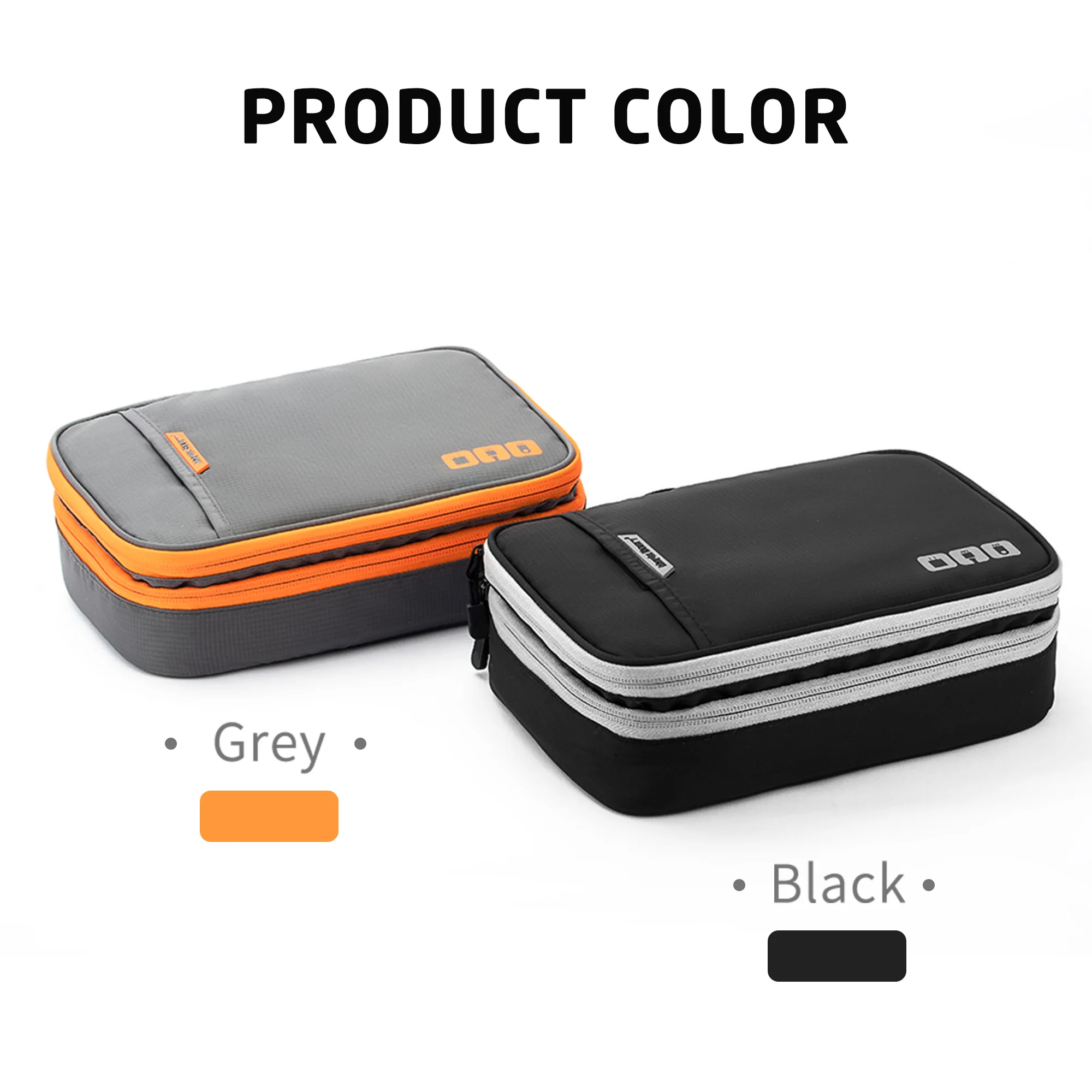 กระเป๋าเก็บสายเคเบิลดิจิตอลอิเล็กทรอนิกส์Organizerกระเป๋าแบบพกพาUSB Data Line Chargerปลั๊กกระเป๋าเดินทางCable Organizer Case