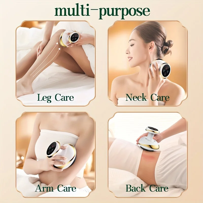ไฟฟ้านวด Meridian แปรง Universal Body ขุดลอก Cupping Scraping เครื่องมือนวดหน้าท้องและหลังสําหรับ Home