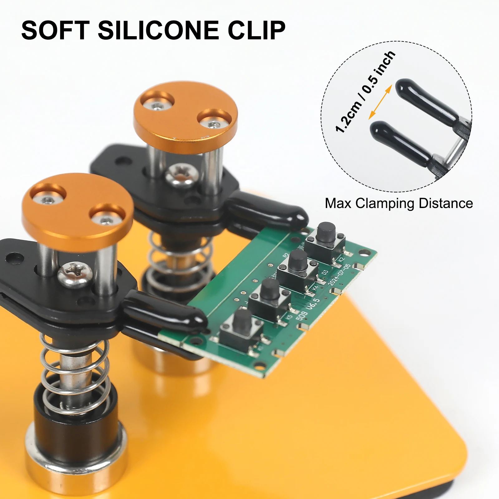 Toolour 磁気ヘルピングハンドはんだ付けツールプレス距離調整 PCB クリップはんだワイヤーホルダーはんだ付け/電子修理用