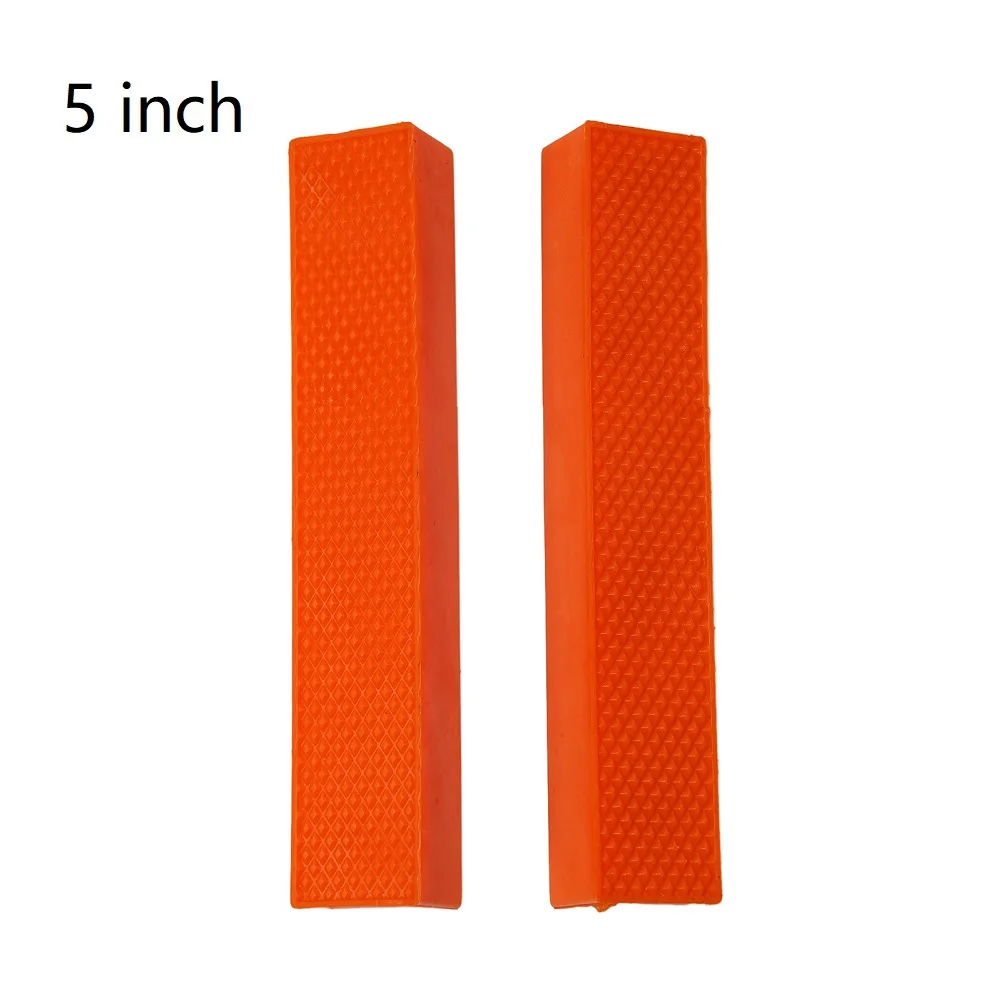2 pièces 4/5/6 pouces magnétique doux tampon mâchoire en caoutchouc pour banc d'étau en métal machines-outils pour banc d'étau en métal machines-outils