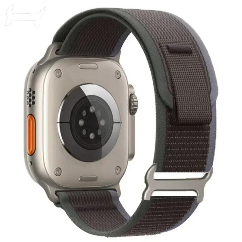 Correa de rastreo para Apple Watch Ultra 2 Band 49mm 45mm 44mm 42mm 40mm 41mm 38mm pulsera de nailon correa iwatch serie 9 8 7 6 5 4 3 SE
