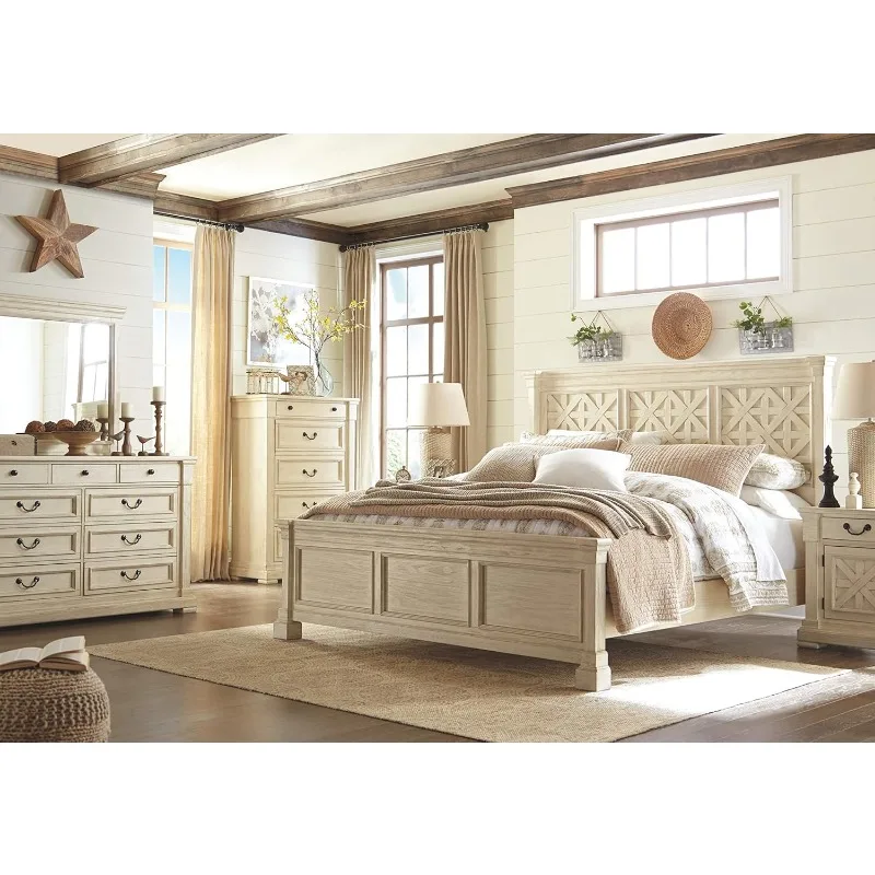 Bolanburg Farmhouse 5 Drawer Chest with Dovetail Construction