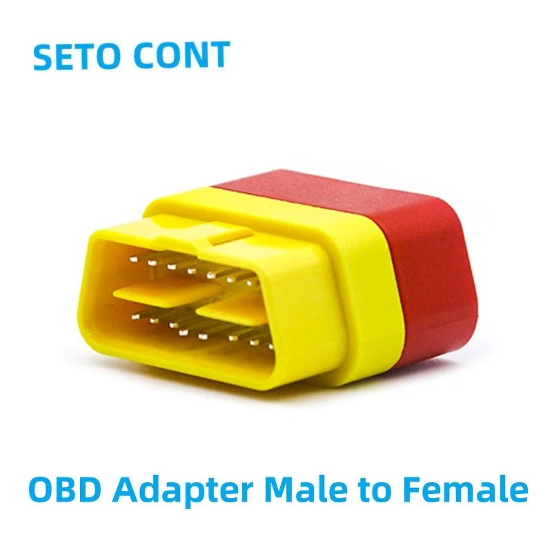 16-контактный адаптер OBD SETOCONT, 12 В, 24 В, штекер на гнездо, разъем OBDII, штырь на штырь, все подключенные OBD2, конвертер