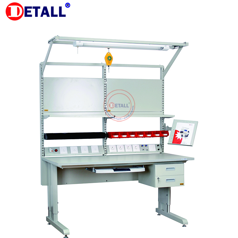 Banc de travail de plan de travail de bois d'établi d'armoire à outils industrielle durable en métal pour l'atelier