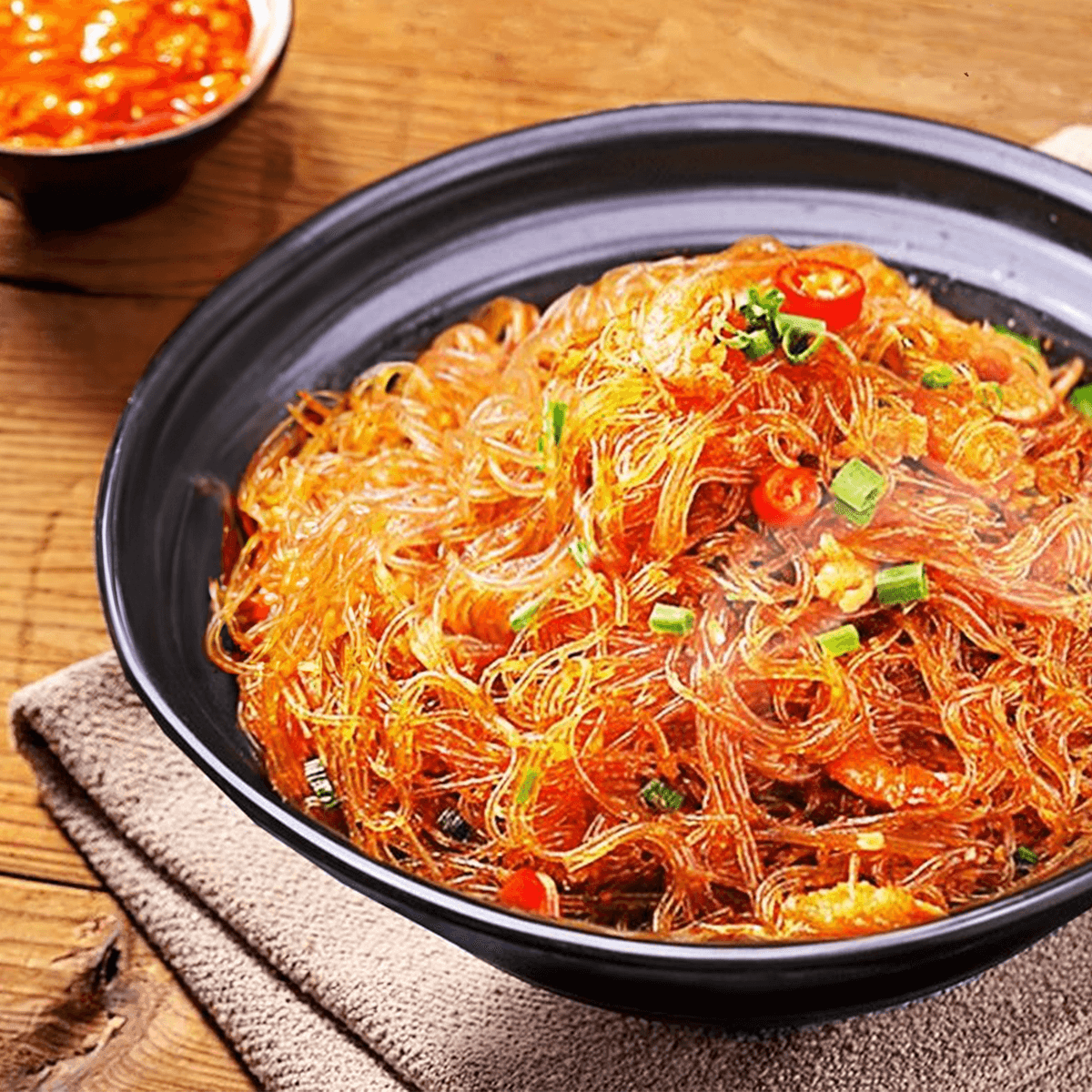 [6Packs] ZMX Crab Roe Dry Tossed Rice Noodles , 12 oz*6Packs