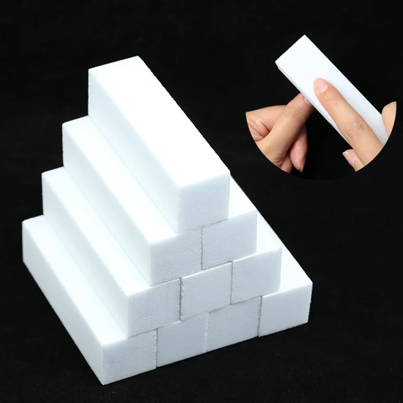 เล็บบัฟเฟอร์เครื่องบด Buffing Block ตะไบเล็บสีขาวสําหรับเคล็ดลับเล็บเท้าเล็บ Care ฟองน้ําบัฟเฟอร์เจลอุปกรณ์เสริมเครื่องมือ