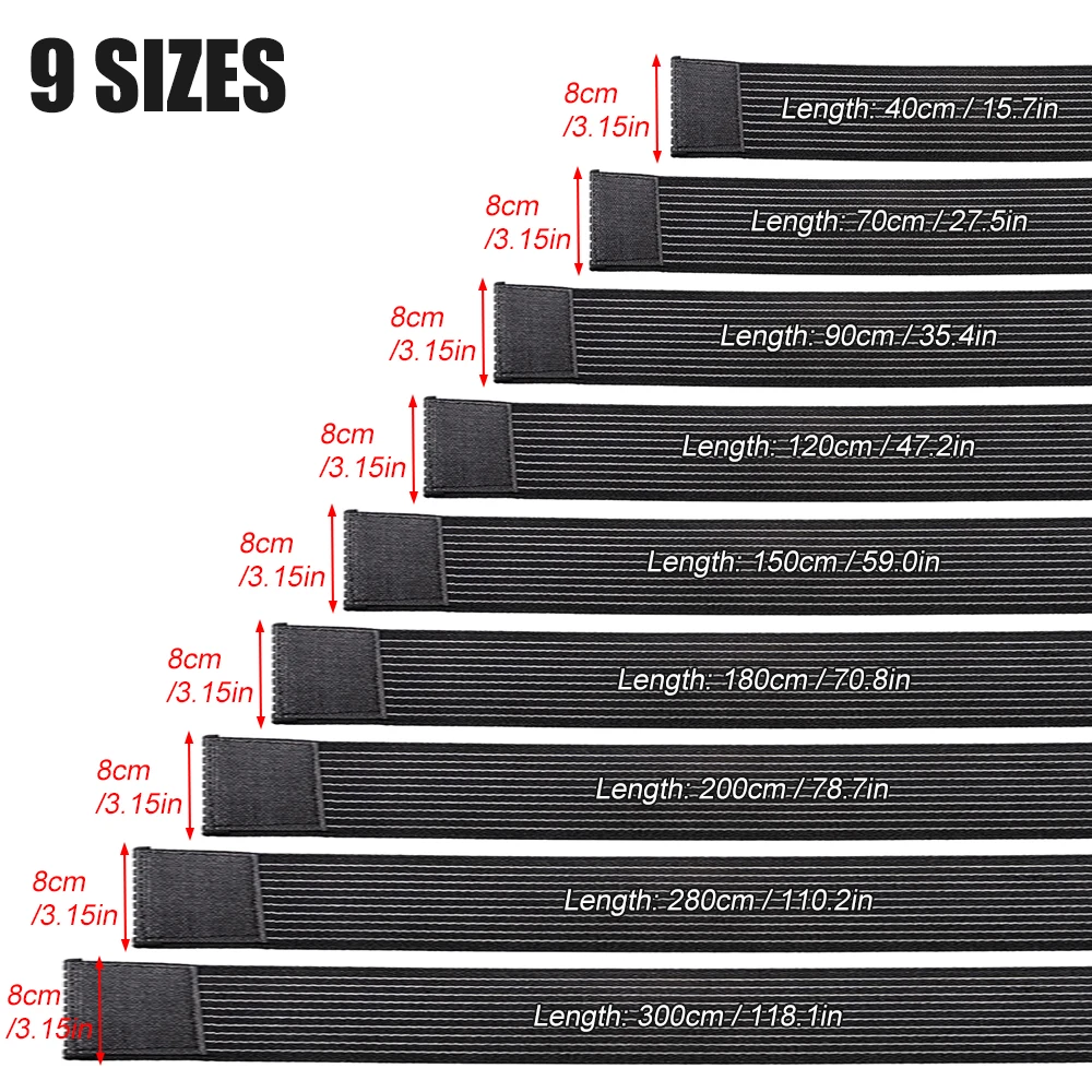 1 pz 40-200 cm fasciatura di compressione protezione supporto per ginocchio tutore sportivo cinghie elastiche per gomito fasce per gambe Elast Bandag allenamento avvolgente