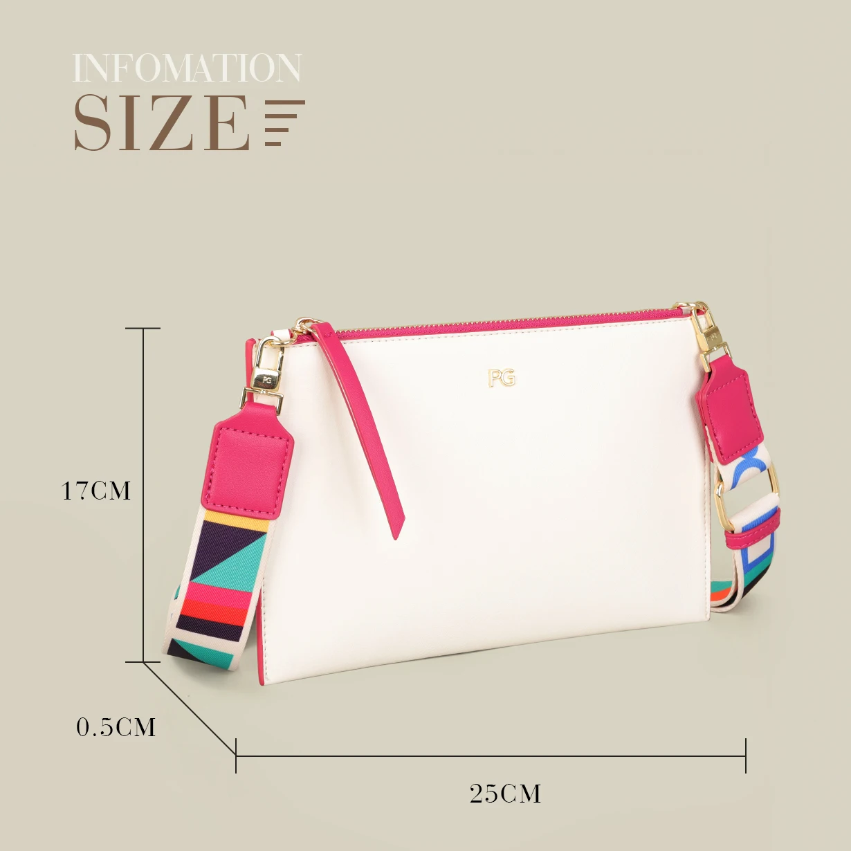 PG New Unisex Key Handheld Bag 2025 autumn and winter Business Commuter Party Handheld Bag Envelope bag