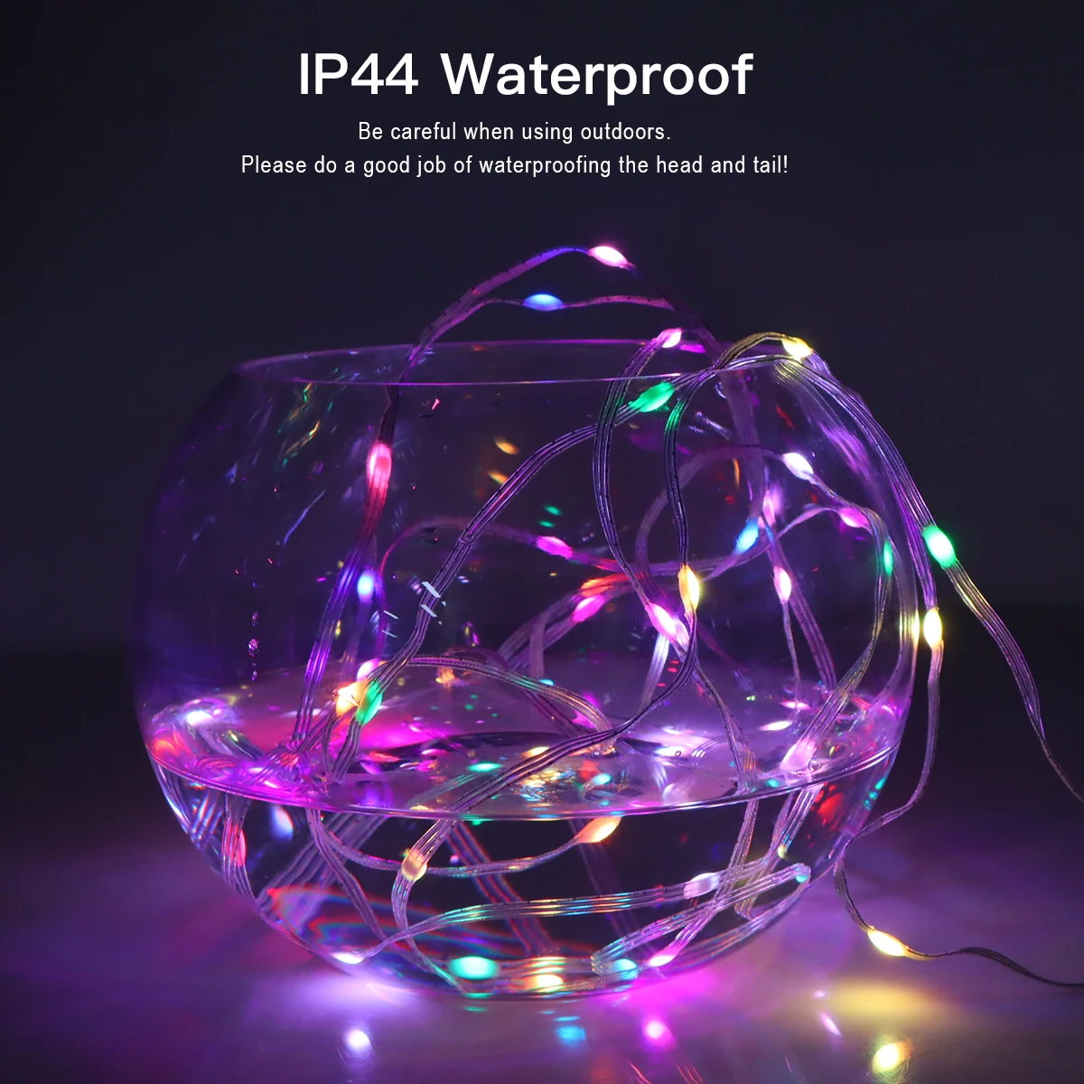 RGBIC LED String WS2812B Bluetooth USB Musik Traum Farbe Licht 5V Weihnachten Geburtstag Party Girlande Dekor Lichterkette für hause